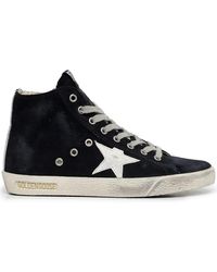 Golden Goose - "Francy" Classic Suede Upper Shiny Leather Star - Lyst