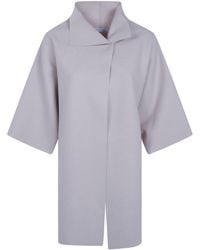 Harris Wharf London - Coat Main Feature "Kimono Mantle" - Lyst