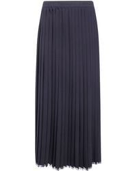 Twinset - Pleated Skirt "Plisse Long Skirt" - Lyst