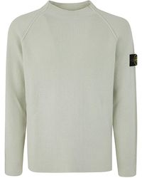 Stone Island - Wide Round Neck Sweater Clothing - Lyst