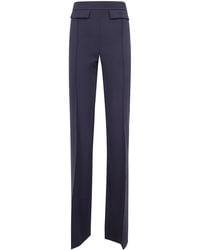 Elisabetta Franchi - High-Waist Structured Wide-Leg Pants - Lyst