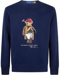 Polo Ralph Lauren - Round Neck Classic "Society Bear" Sweatshirt - Lyst