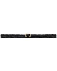 Anine Bing - Belt Braided "Small Double 'Signature' Link" - Lyst