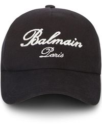 Balmain - Paris Logo Cap - Lyst