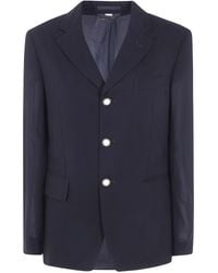 Comme des Garçons - Blazer Jacket Classic Polyester Georgette - Lyst