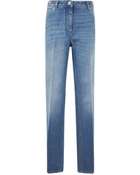 Versace - Pant Denim Stone Wash Denim Fabric With Special Compund Clothing - Lyst
