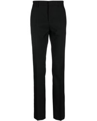 Versace - Slim-Cut Wool Trousers - Lyst