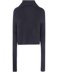 Rick Owens - Sweater Long Sleeves "Crater Neck Tee" - Lyst
