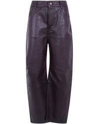 Lois - Leather Trousers "Dali Leather" - Lyst