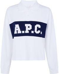 A.P.C. - "Brianne" Polo Shirt - Lyst