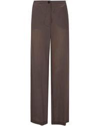 Seventy - Mixed Silk Sand Wash Trousers - Lyst