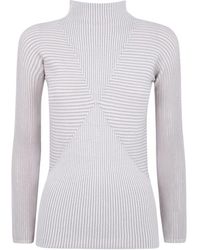 Emporio Armani - Maglione A Maniche Lunghe Damier - Lyst