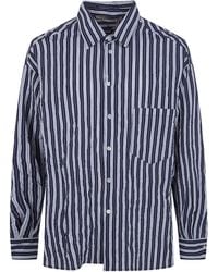 Nuur - Camicia Over Size A Righe - Lyst