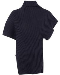 Issey Miyake - Cotton Cashmere Knit Top - Lyst