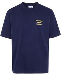 Drole de Monsieur - T-Shirt Slogan "Bold Slogan" - Lyst