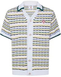 CASABLANCA - 'Tuck Stitch' Shirt - Lyst