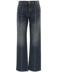 Versace - Pant Denim Non Stretch Dirty Wash - Lyst