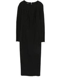 Pinko - "Frutta" Crepe Poly Dress - Lyst