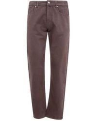 Incotex - Fit Regular Long Leg 19Cm Bottom Jeans - Lyst