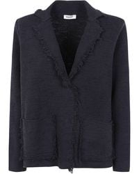 Base London - Single Breast Cropped Pockets Jacket - Lyst