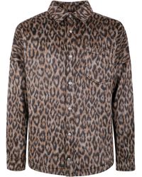 Palm Angels - 'Classic Logo Animalier' Overshirt - Lyst