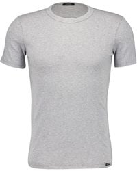 Tom Ford - T-Shirt Crewneck Cotton Stretch Jersey - Lyst