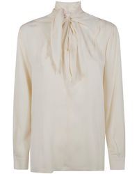 Max Mara - "Mxmbadia" Classic Silk Shirt - Lyst
