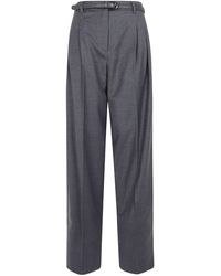 Max Mara - Pants Classic Wool "Mst Lago" - Lyst