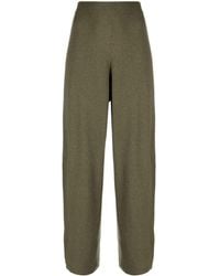 Lemaire - Soft Curved Wool-blend Trousers - Lyst