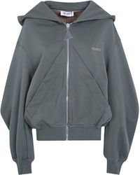 The Attico - Sweatshirt Full Zip Hoodie "261Wcf00015" - Lyst