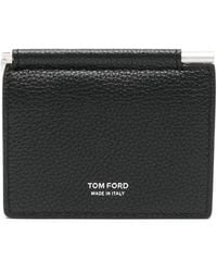 Tom Ford - Money-Clip Leather Wallet - Lyst