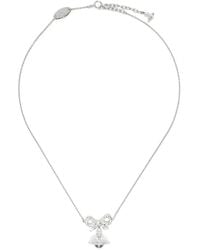 Vivienne Westwood - Necklace Bow Pendant "Octavie" - Lyst