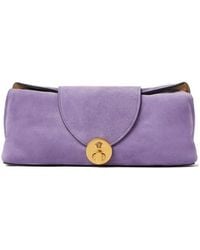 Versace - Clutch Leather "Calf Leather" - Lyst