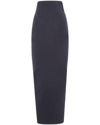 Rick Owens - Skirt Wool "Dirt Pillar" - Lyst