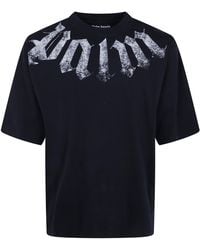 Palm Angels - T-Shirt Loose "Big Neck Logo" - Lyst