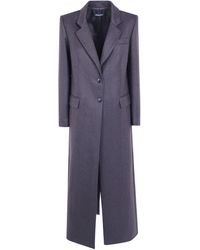 DR. HOPE - Coat Single Breasted Long - Lyst