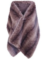 DR. HOPE - Coat Fur Cape Stole - Lyst
