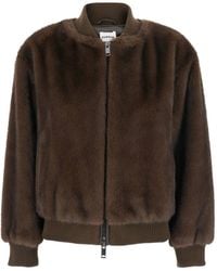P.A.R.O.S.H. - P. A.R. O.S. H. Eco Fur Bomber - Lyst