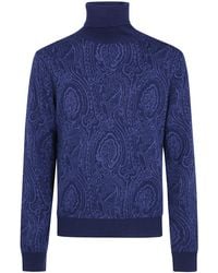 Etro - Sweater Turtle Neck "Turtle Neck Sweater" - Lyst