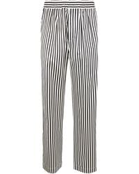 Tom Ford - Fluid Silk Baton Stripe Pleated Piping Lounge Pants - Lyst