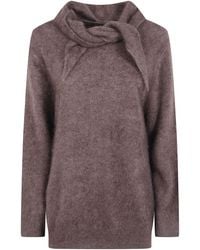 P.A.R.O.S.H. - P. A.R. O.S. H. Sweater Turtle Neck "Yak Turtle Neck" - Lyst