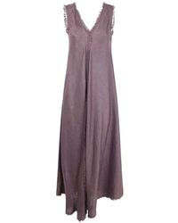 P.A.R.O.S.H. - P. A.R. O.S. H. "Beach26" Linen Midi Dress - Lyst