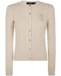 Ralph Lauren - "Ralhan" Long Sleeve Cardigan - Lyst