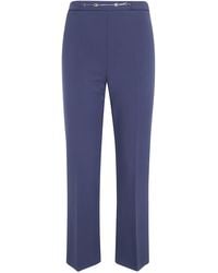 Elisabetta Franchi - Pants Cropped Trousers - Lyst