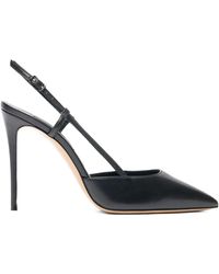 Casadei - "Julia" Jolly Minorca Leather Slingback T. 110 - Lyst