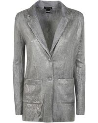Avant Toi - Wrinkled Stich Rever Jacket With Lamination - Lyst