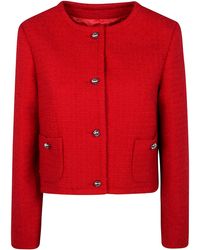 Patou - No Collar Box Jacket - Lyst