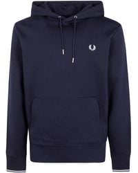 Fred Perry - Tipped Hooded Sweatshirt - Lyst