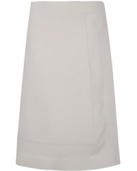 Jil Sander - "Padded Details" Skirt - Lyst