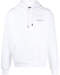 Jacquemus - Embroidered Logo Hoody - Lyst